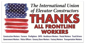 IUEC Thanks Frontline Workers 